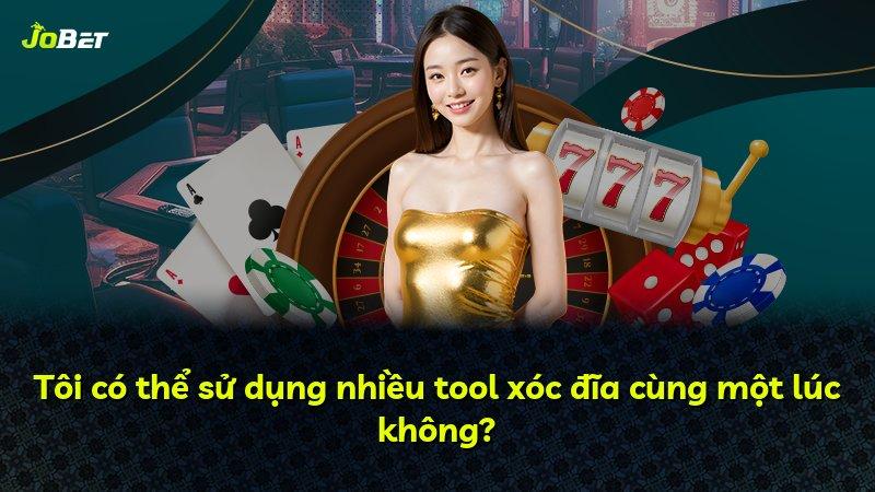 Tôi có thể sử dụng nhiều tool xóc đĩa cùng một lúc không?